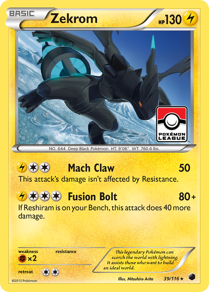 Zekrom (39/116) [Black & White: Plasma Freeze] | Good Games North
