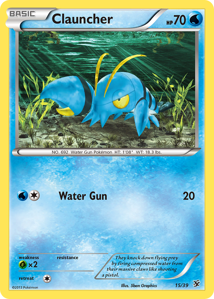 Clauncher (15/39) [XY: Kalos Starter Set] | Good Games North