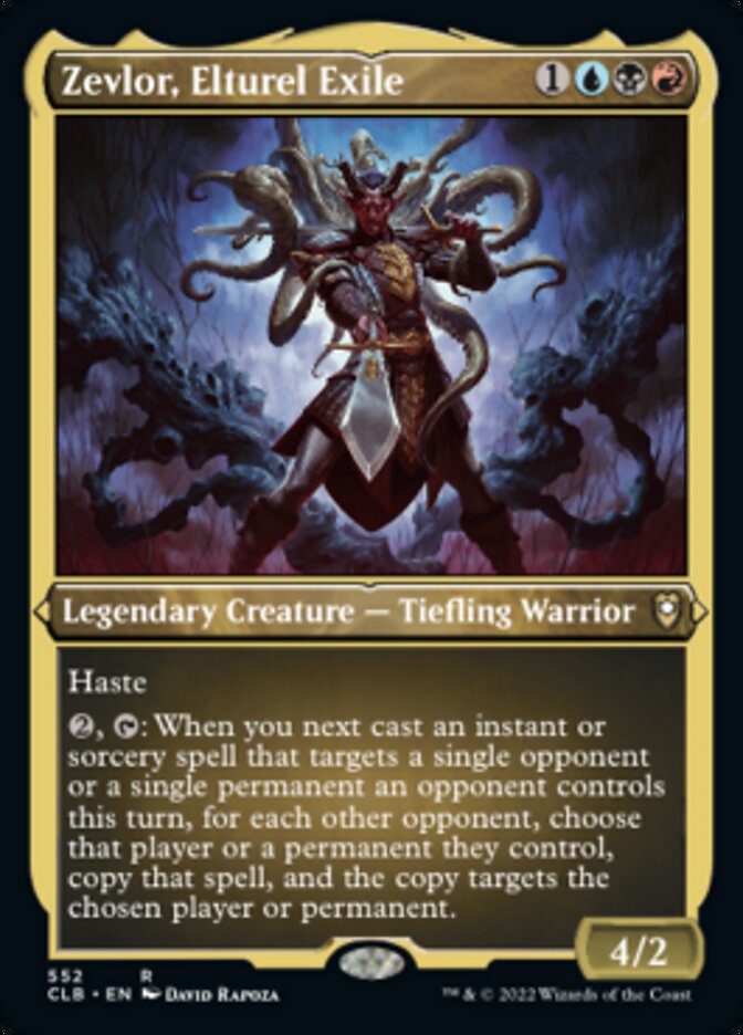 Zevlor, Elturel Exile (Foil Etched) [Commander Legends: Battle for Baldur's Gate] | Good Games North