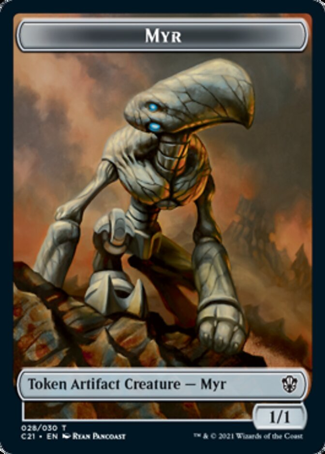 Myr // Treasure Token [Commander 2021 Tokens] | Good Games North