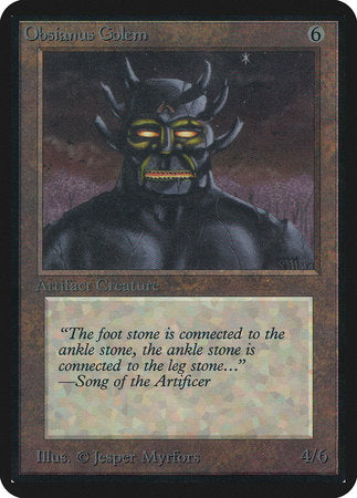 Obsianus Golem [Limited Edition Alpha] | Good Games North
