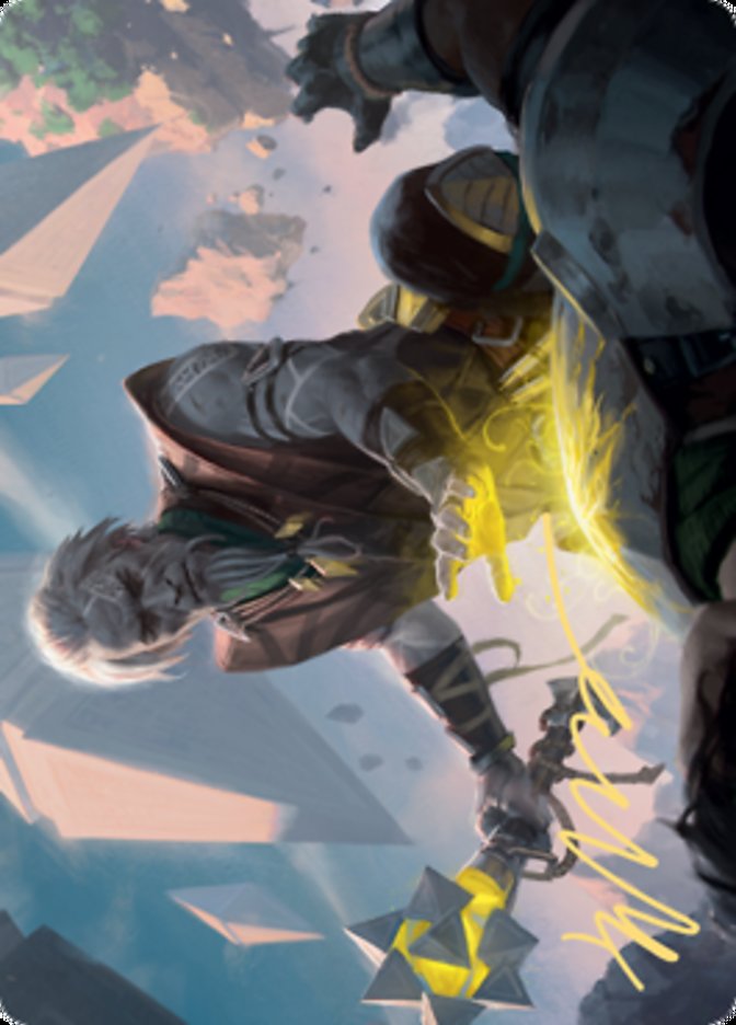 Expedition Healer Art Card (Gold-Stamped Signature) [Zendikar Rising Art Series] | Good Games North