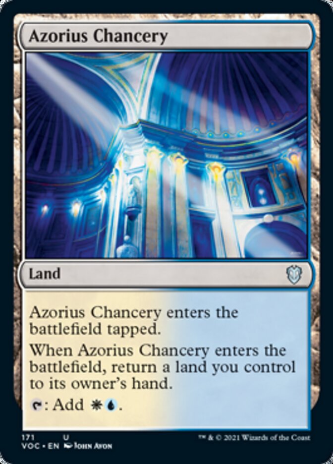 Azorius Chancery [Innistrad: Crimson Vow Commander] | Good Games North