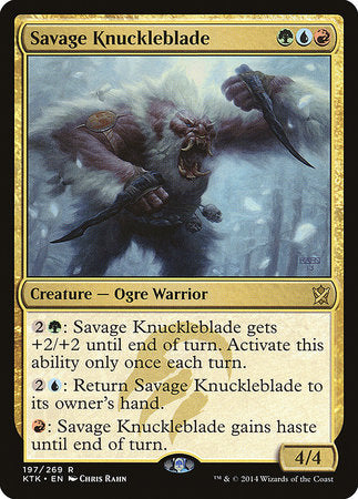 Savage Knuckleblade [Khans of Tarkir] | Good Games North