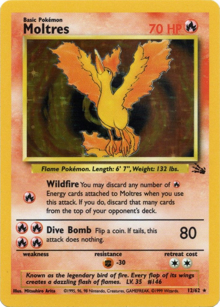 Moltres (12/62) [Fossil Unlimited] | Good Games North