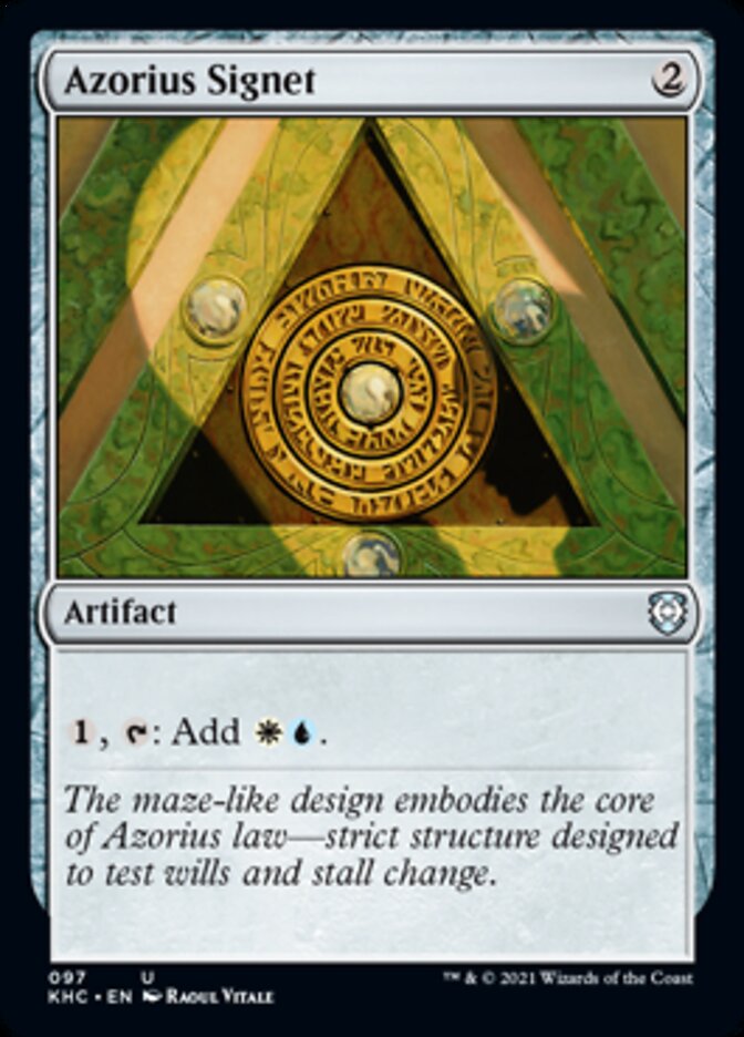 Azorius Signet [Kaldheim Commander] | Good Games North