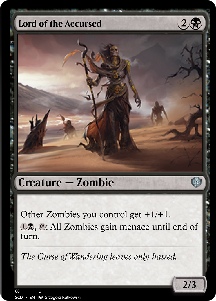 Lord of the Accursed [Starter Commander Decks] | Good Games North