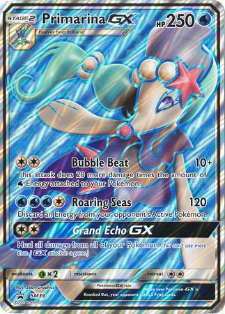 Primarina GX (SM39) (Jumbo Card) [Sun & Moon: Black Star Promos] | Good Games North