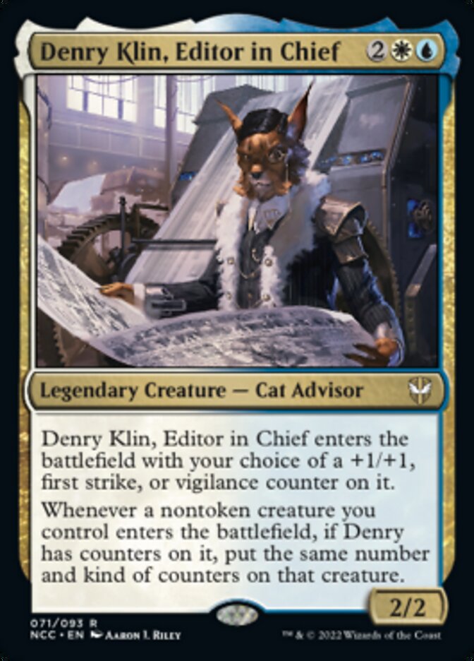 Denry Klin, Editor in Chief [Streets of New Capenna Commander] | Good Games North