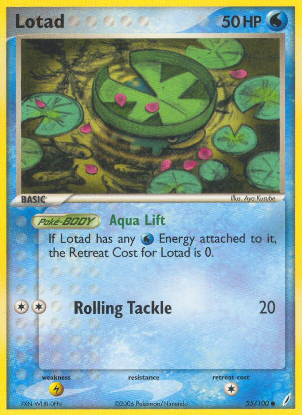 Lotad (55/100) [EX: Crystal Guardians] | Good Games North