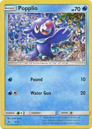 Popplio (4/12) [McDonald's Promos: 2017 Collection] | Good Games North