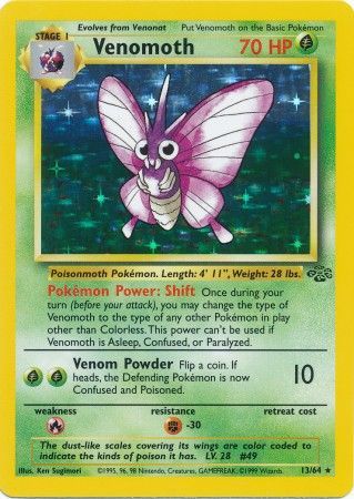 Venomoth (13/64) [Jungle Unlimited] | Good Games North