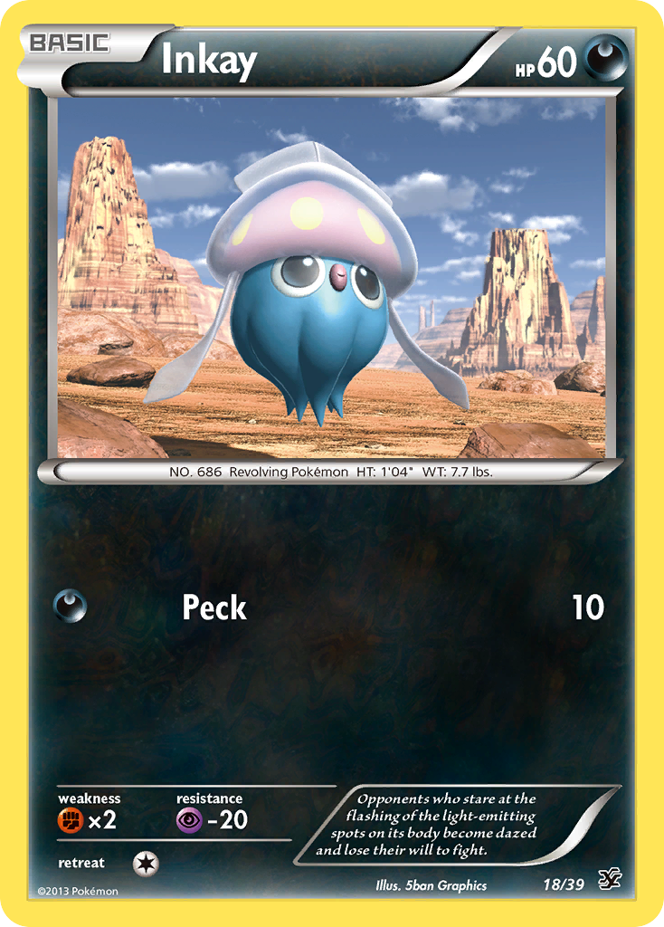 Inkay (18/39) [XY: Kalos Starter Set] | Good Games North