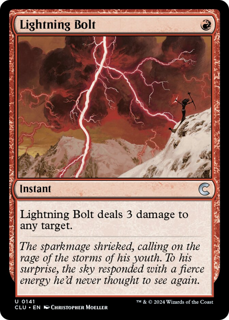 Lightning Bolt [Ravnica: Clue Edition] | Good Games North