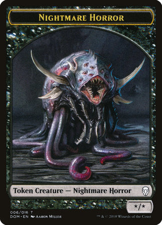 Nightmare Horror Token [Dominaria Tokens] | Good Games North