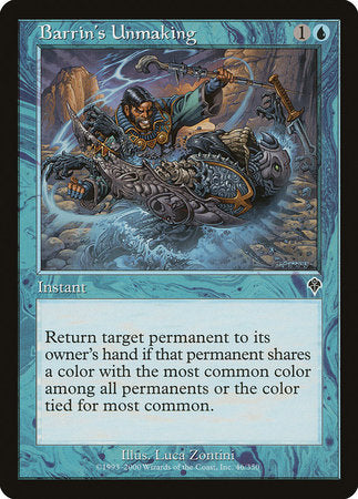 Barrin's Unmaking [Invasion] | Good Games North