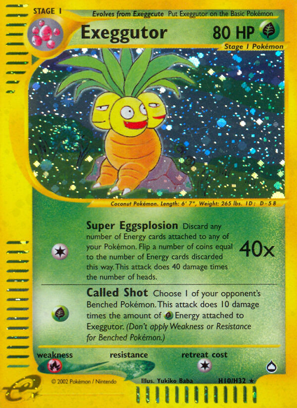 Exeggutor (H10/H32) [Aquapolis] | Good Games North