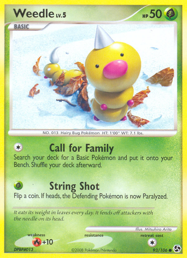 Weedle (93/106) [Diamond & Pearl: Great Encounters] | Good Games North