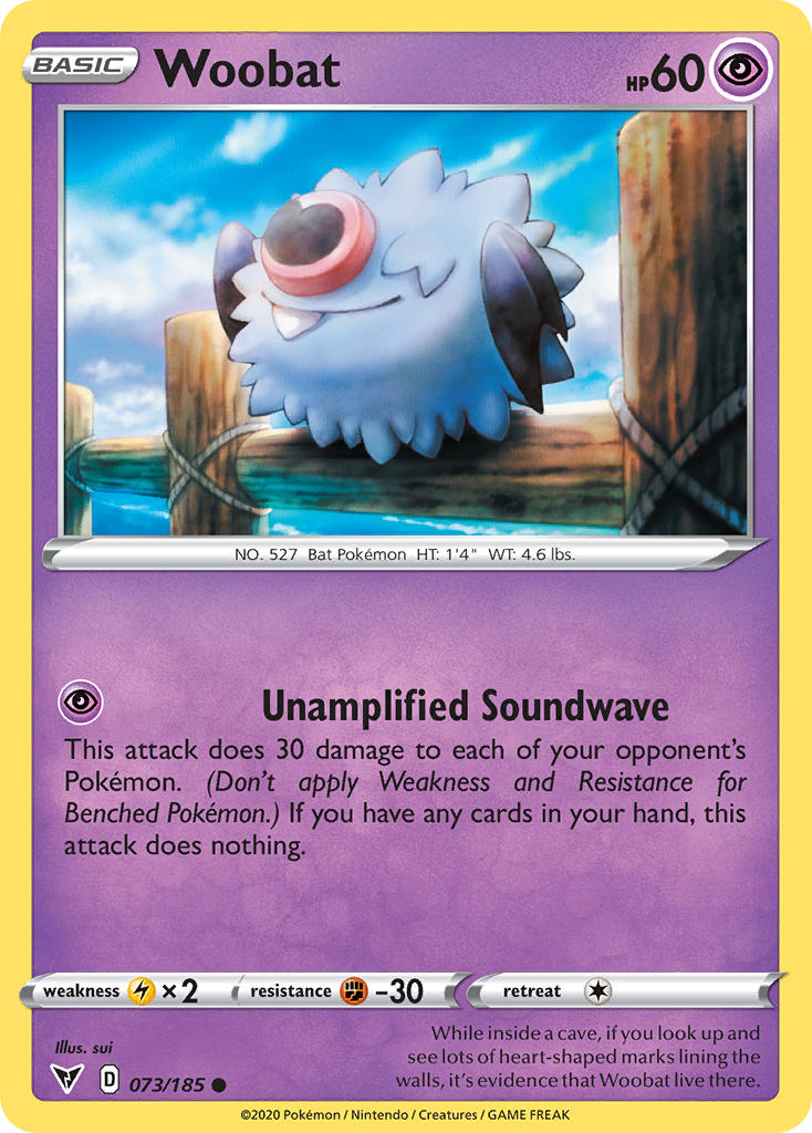 Woobat (073/185) [Sword & Shield: Vivid Voltage] | Good Games North
