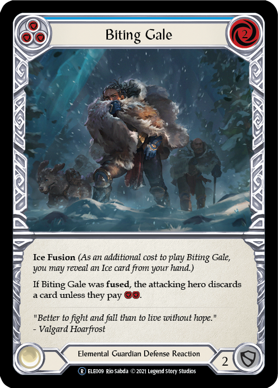 Biting Gale (Blue) [U-ELE009] Unlimited Normal | Good Games North