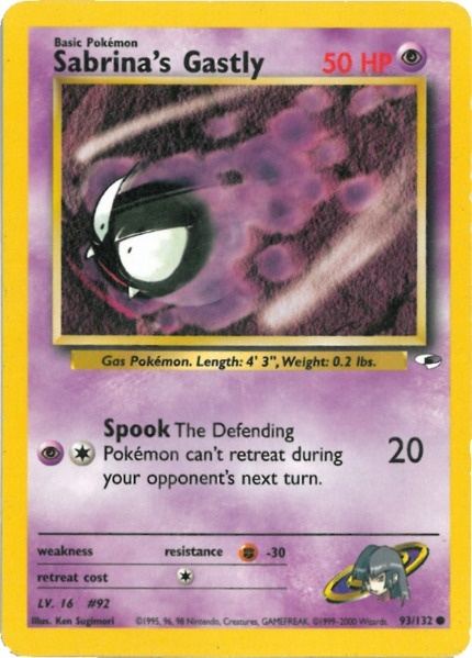 Sabrina's Gastly (93/132) [Gym Heroes Unlimited] | Good Games North