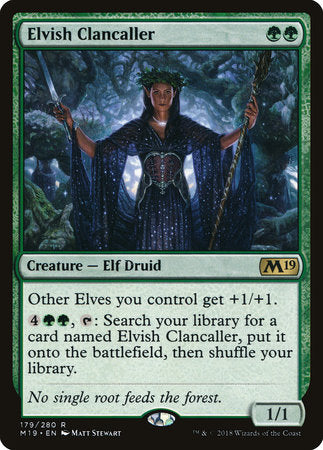 Elvish Clancaller [Core Set 2019] | Good Games North