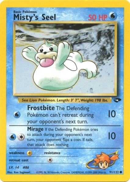 Misty's Seel (91/132) [Gym Challenge Unlimited] | Good Games North