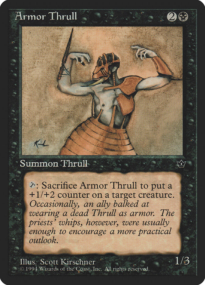Armor Thrull (Scott Kirschner) [Fallen Empires] | Good Games North