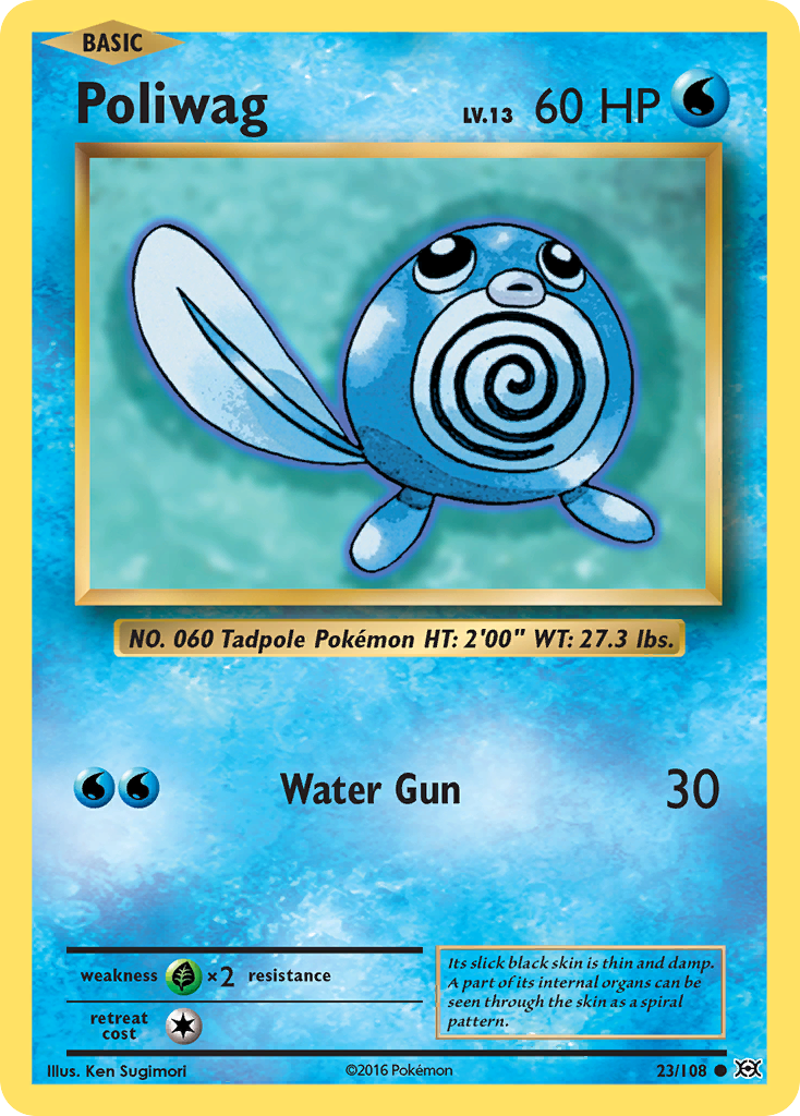 Poliwag (23/108) [XY: Evolutions] | Good Games North