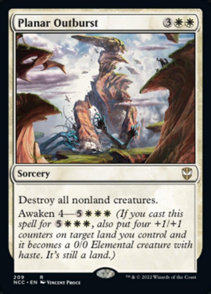 Planar Outburst [Streets of New Capenna Commander] | Good Games North