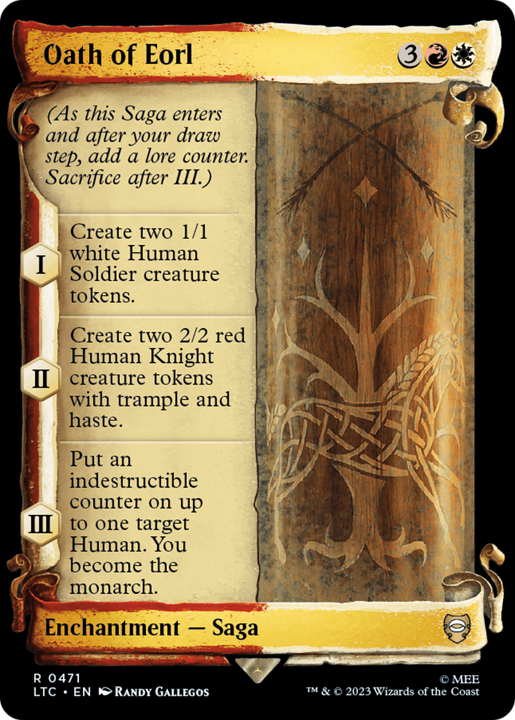 Oath of Eorl [The Lord of the Rings: Tales of Middle-Earth Commander Showcase Scrolls] | Good Games North