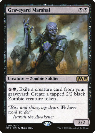 Graveyard Marshal [Core Set 2019] | Good Games North