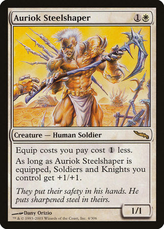 Auriok Steelshaper [Mirrodin] | Good Games North