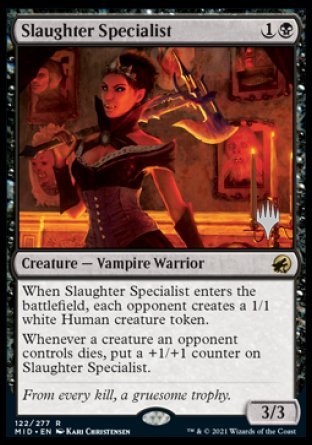 Slaughter Specialist (Promo Pack) [Innistrad: Midnight Hunt Promos] | Good Games North