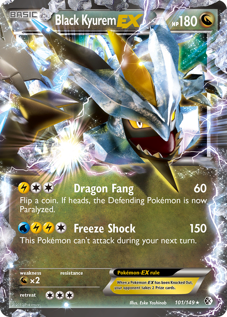Black Kyurem EX (101/149) [Black & White: Boundaries Crossed] | Good Games North