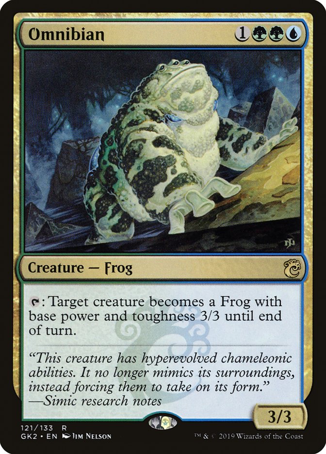 Omnibian [Ravnica Allegiance Guild Kit] | Good Games North