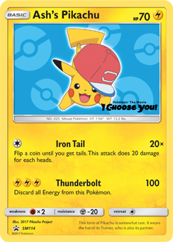 Ash's Pikachu (SM114) [Sun & Moon: Black Star Promos] | Good Games North