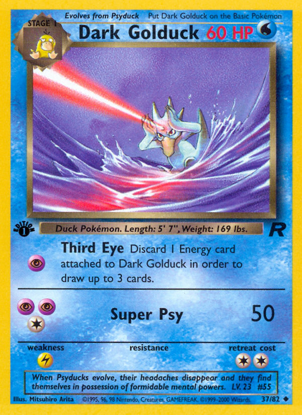 Dark Golduck (37/82) [Team Rocket 1st Edition] | Good Games North