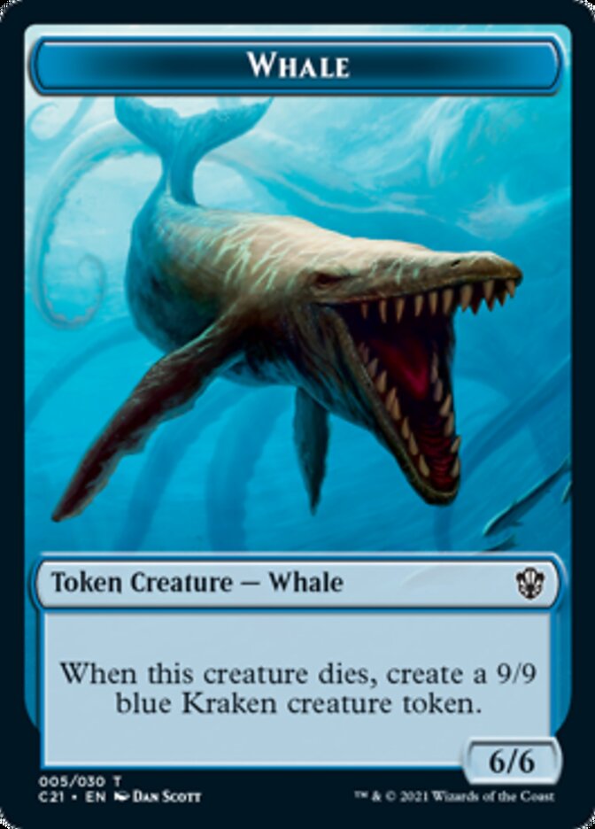 Beast (010) // Whale Token [Commander 2021 Tokens] | Good Games North