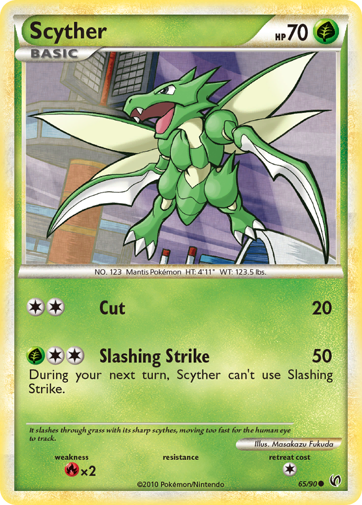 Scyther (65/90) [HeartGold & SoulSilver: Undaunted] | Good Games North