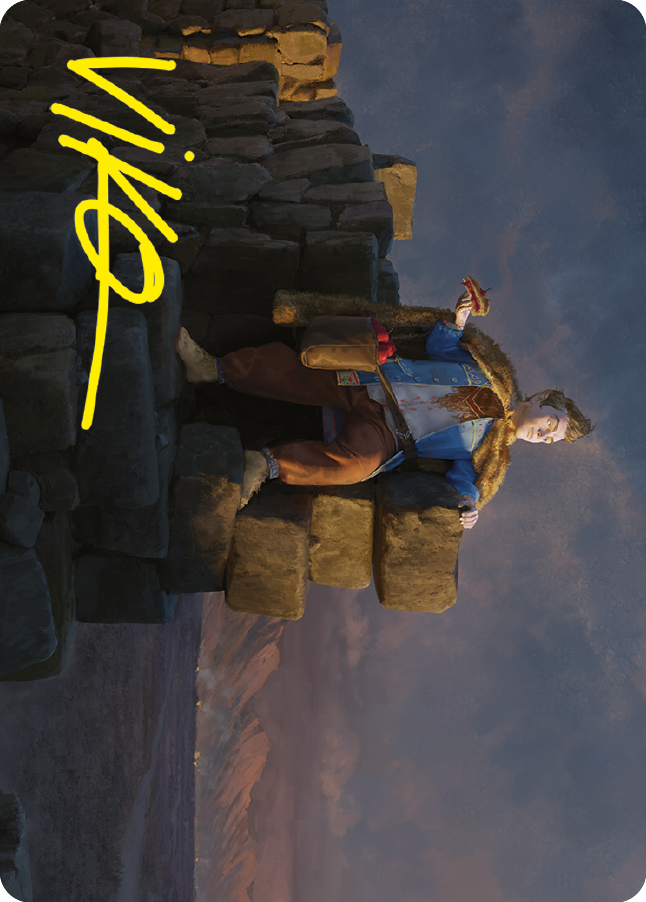 Pippin, Warden of Isengard Art Card (Gold-Stamped Signature) [The Lord of the Rings: Tales of Middle-earth Art Series] | Good Games North