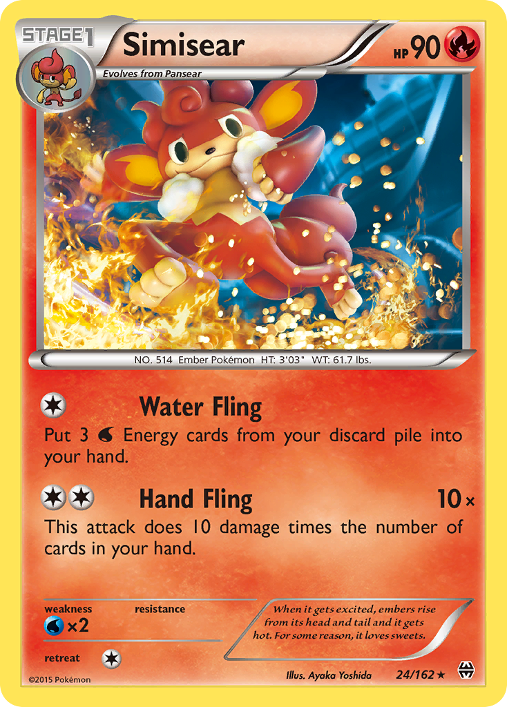 Simisear (24/162) [XY: BREAKthrough] | Good Games North
