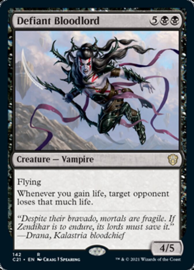 Defiant Bloodlord  [Commander 2021] | Good Games North