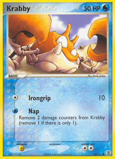 Krabby (66/112) [EX: FireRed & LeafGreen] | Good Games North