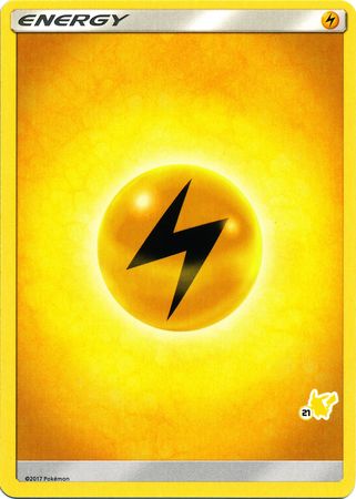 Lightning Energy (Pikachu Stamp #21) [Battle Academy 2020] | Good Games North