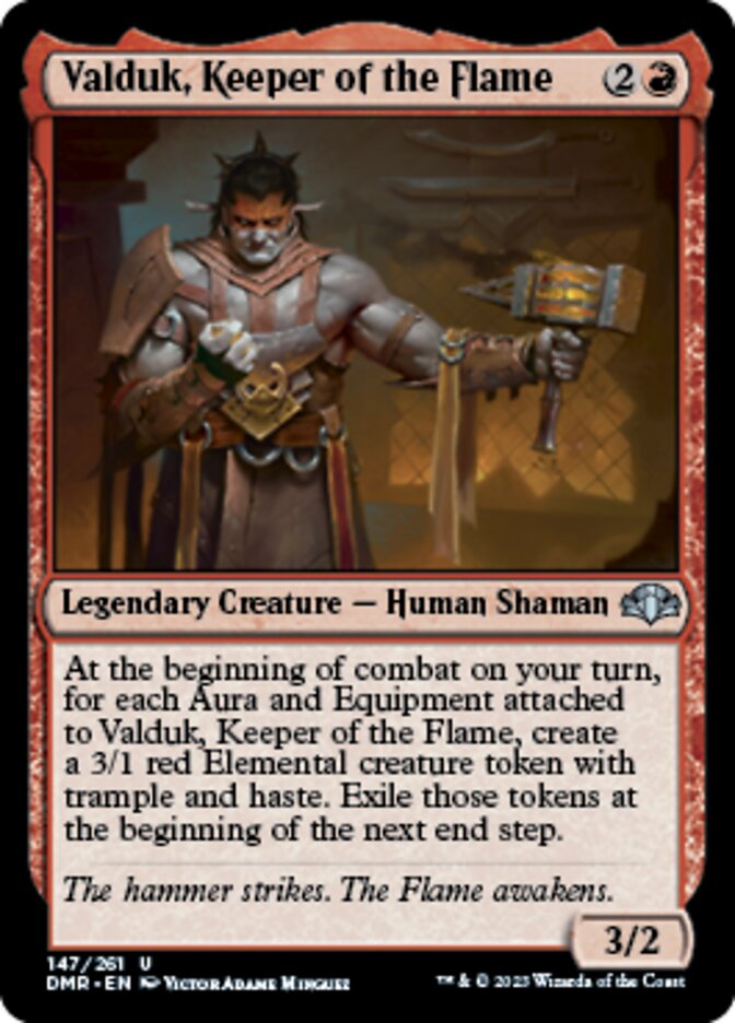 Valduk, Keeper of the Flame [Dominaria Remastered] | Good Games North