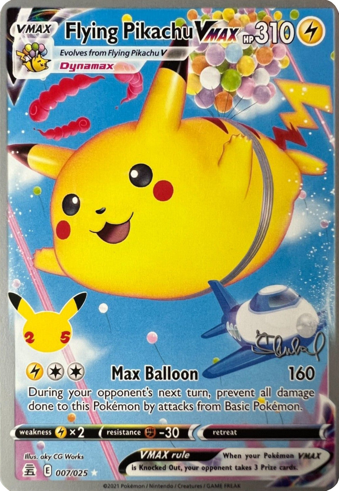 Flying Pikachu VMAX (007/025) (ADP - Ondrej Skubal) [World Championships 2022] | Good Games North