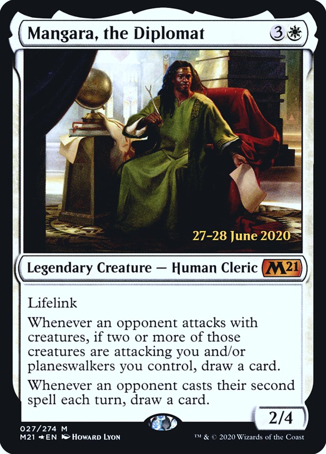 Mangara, the Diplomat  [Core Set 2021 Prerelease Promos] | Good Games North