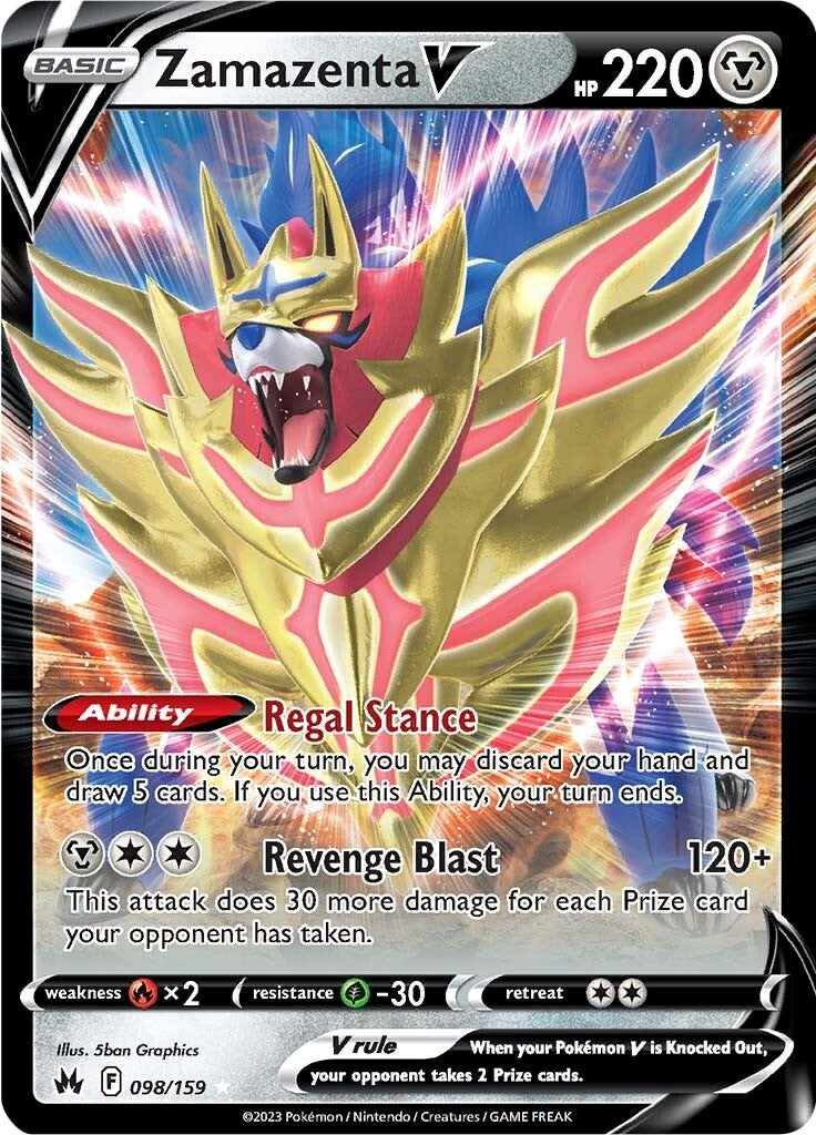 Zamazenta V (098/159) [Sword & Shield: Crown Zenith] | Good Games North