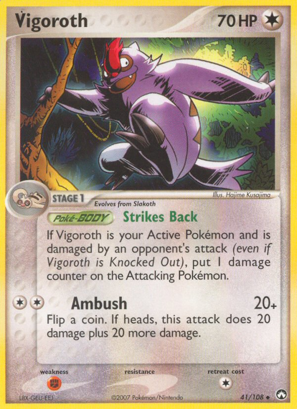 Vigoroth (41/108) [EX: Power Keepers] | Good Games North